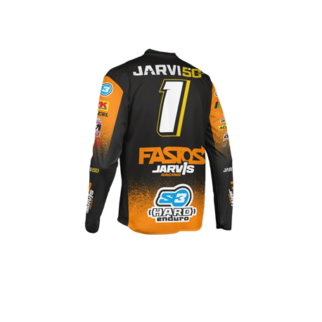 Camiseta Graham Jarvis Replica S3 Color Negro/naranja