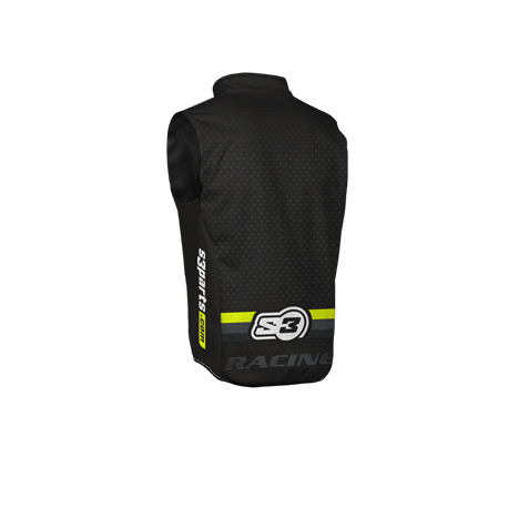 Chaleco Hibrido Racing S3 Color Negro/amarillo