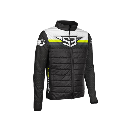 Chaqueta Hibrida Racing S3 Color Negro/amarillo