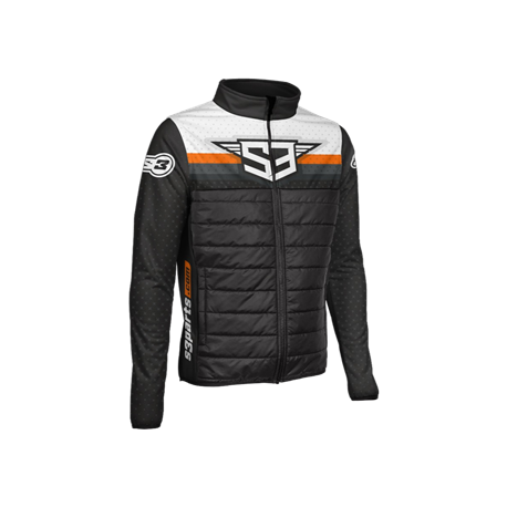 Chaqueta Hibrida Racing S3 Color Negro/naranja