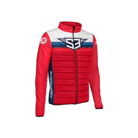 Chaqueta Hibrida Racing S3 Color Rojo